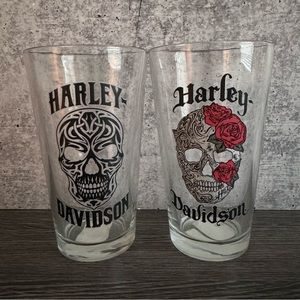 Harley-Davidson® Skull Pint Glasses